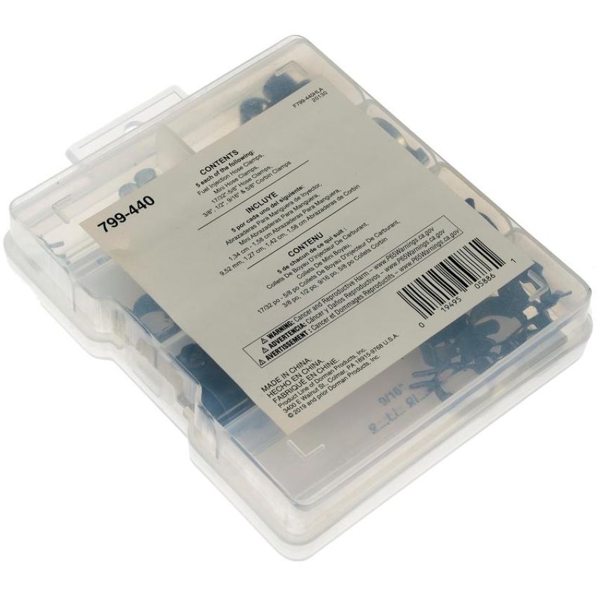 DORMAN 799-440 Clamps Value Pack- 7 Sku's- 35 Pieces