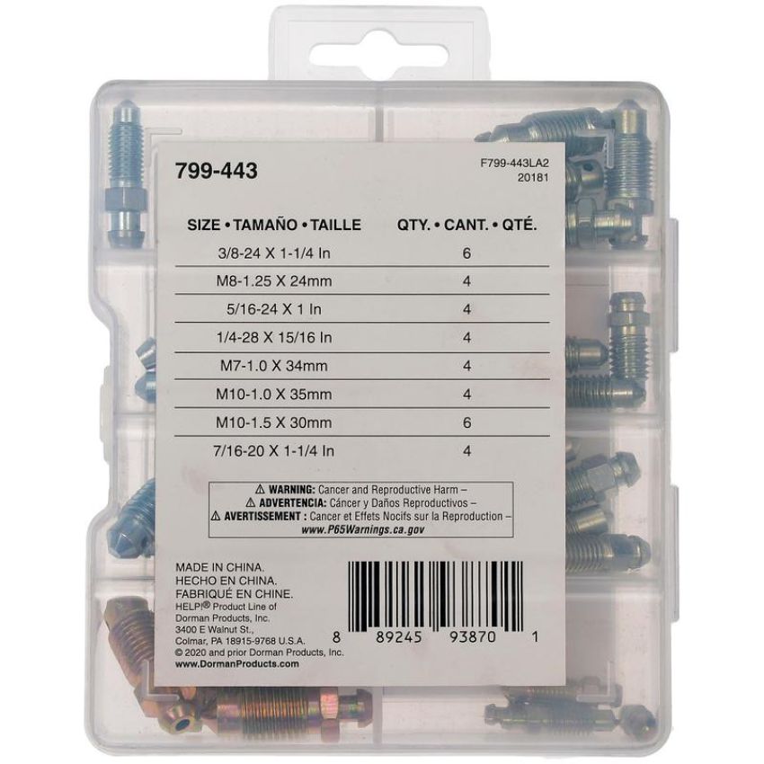DORMAN 799-443 Brake Bleeder Screw Tech Tray