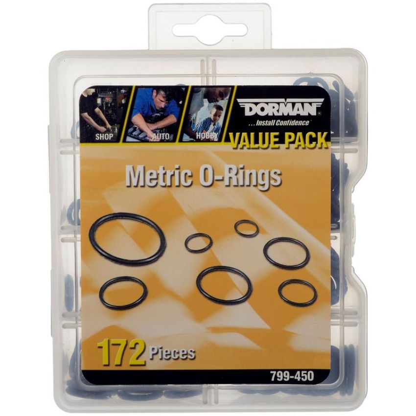 DORMAN 799-450 Metric O-Rings Value Pack- 8 Sku's- 172 Pieces