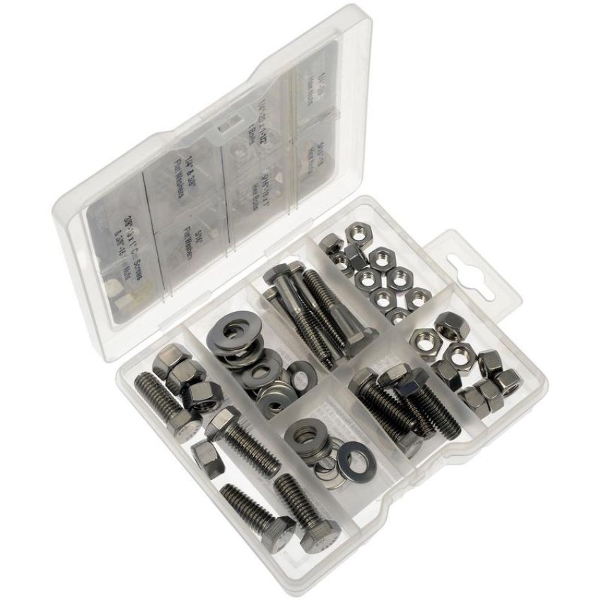 DORMAN 799-500 Stainless Steel Hardware Value Pack- Sku's 9- 60 Pieces