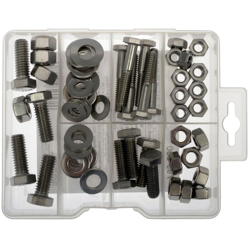 DORMAN 799-500 Stainless Steel Hardware Value Pack- Sku's 9- 60 Pieces