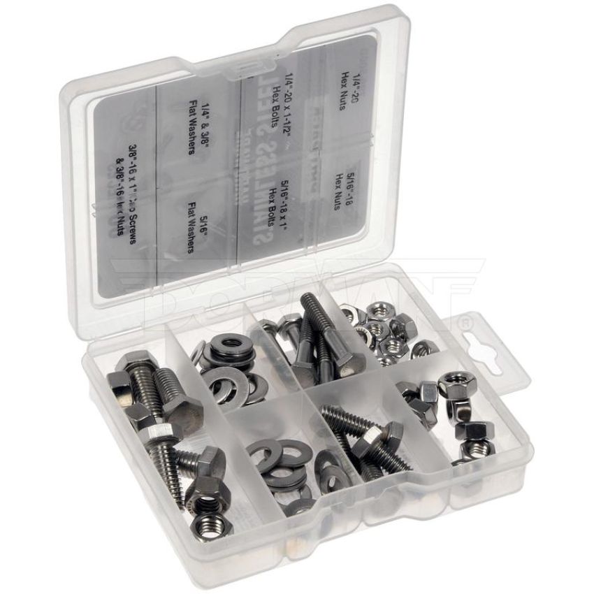 DORMAN 799-500D Pro Pack Stainless Steel Hardware - 60 Pieces