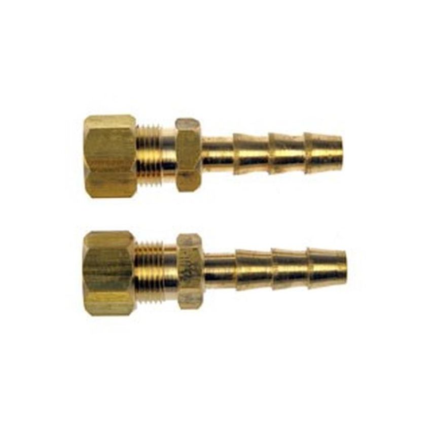 DORMAN 800-035.5 Fuel Line Adapter - 3/8 In. Steel Compression to 3/8 In. Nylon Barbed