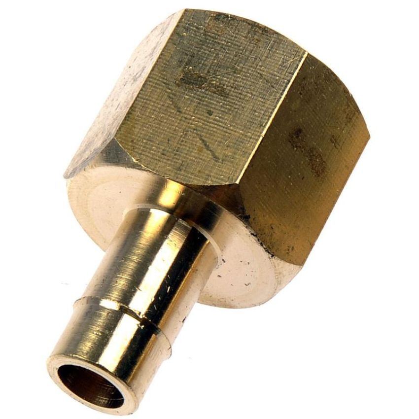 DORMAN 800-078 Fuel Line Fitting Adapts 3/8 IN. (10mm) Nylon Hose to M16-1.5 Female Thread.