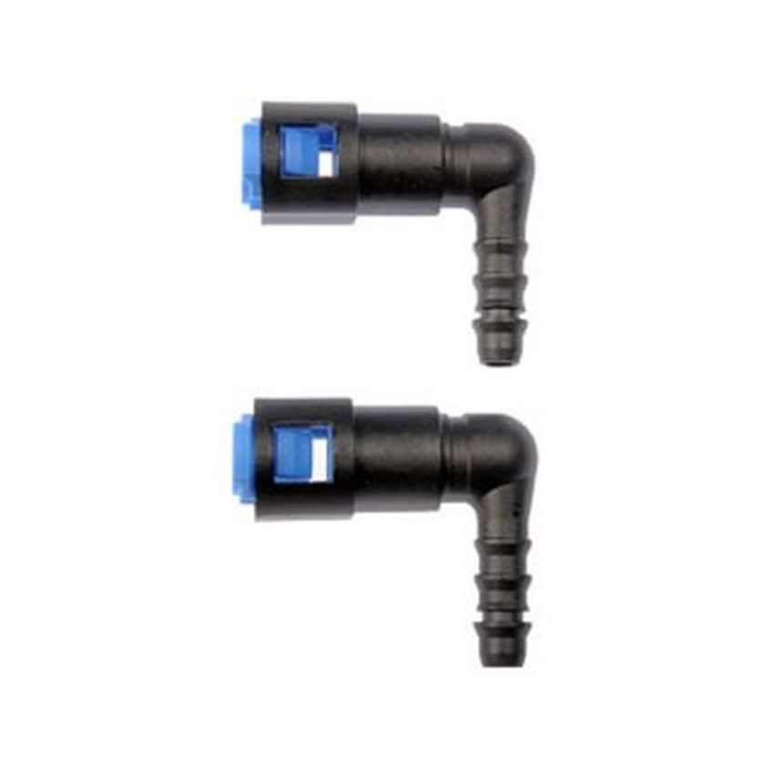 DORMAN 800-091.5 5-Fuel Line Quick Connector 90 Degree Angle 3/8In Steel To 5/16 Nylon Tubing