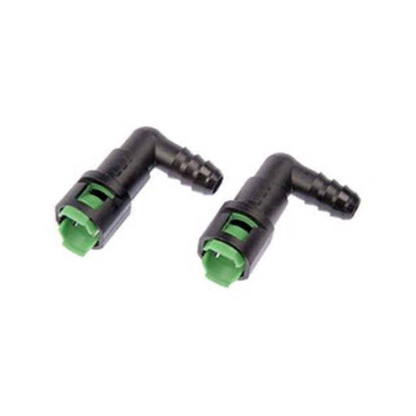 DORMAN 800-092.5 5-Fuel Line Quick Connector 90 Degree Angle 5/16In Steel To 3/8In  Nylon Tubing