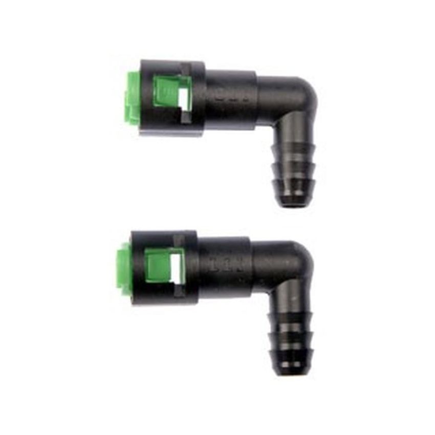 DORMAN 800-092.5 5-Fuel Line Quick Connector 90 Degree Angle 5/16In Steel To 3/8In  Nylon Tubing