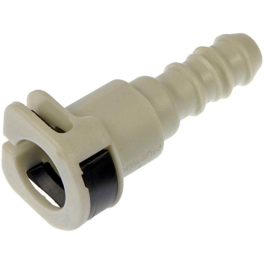 DORMAN 800-117 FUEL LINE CONNECTOR. 3/8IN STEEL to 3/8IN NYLON.