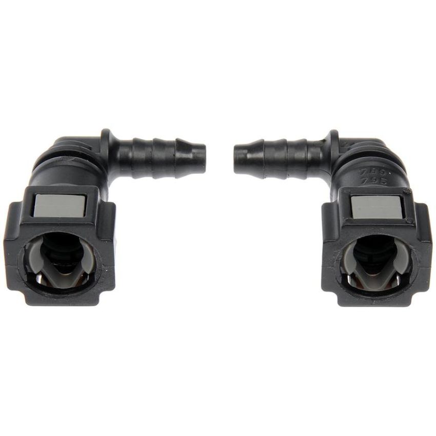 DORMAN 800-186 Quick Connector 5/16 In.S To 6mm Nylon 90
