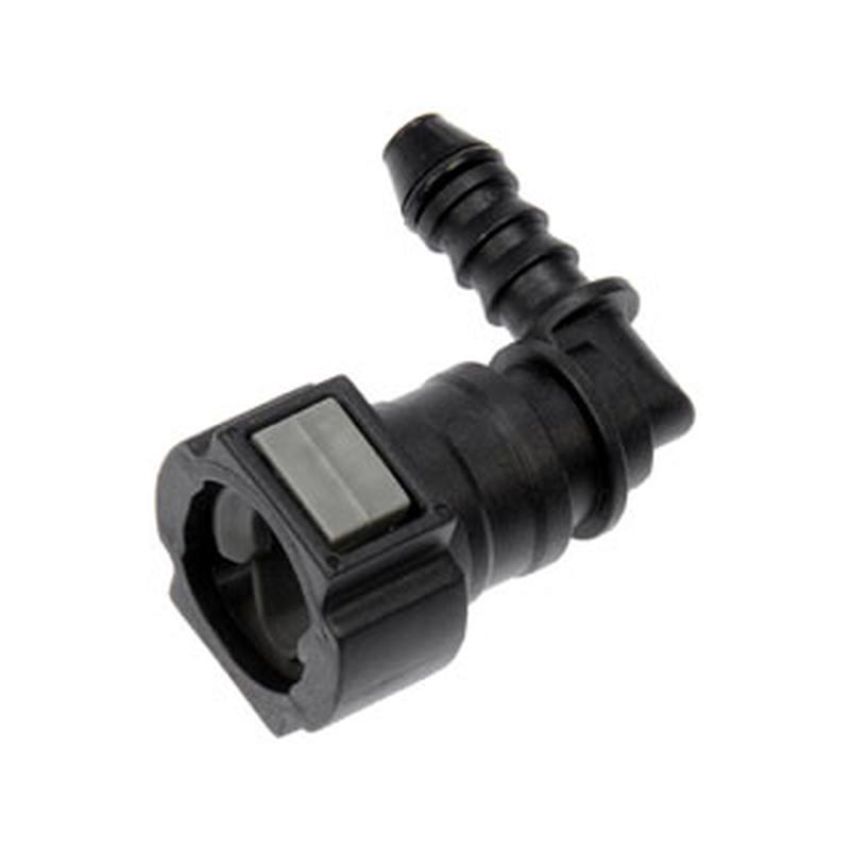 DORMAN 800-212 Quick Connector 3/8 In. S TO 6mm Nylon 90 with O ring