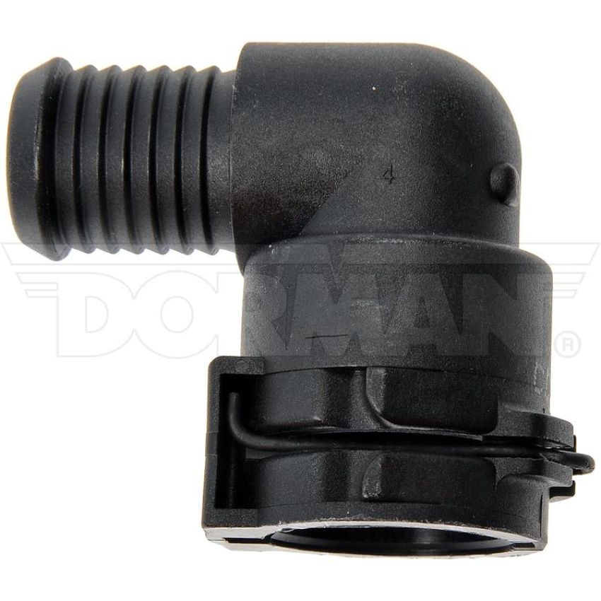 DORMAN 800-318 8 mm ID  Heater Hose Connector, Elbow 90 To 8 mm ID Barbed