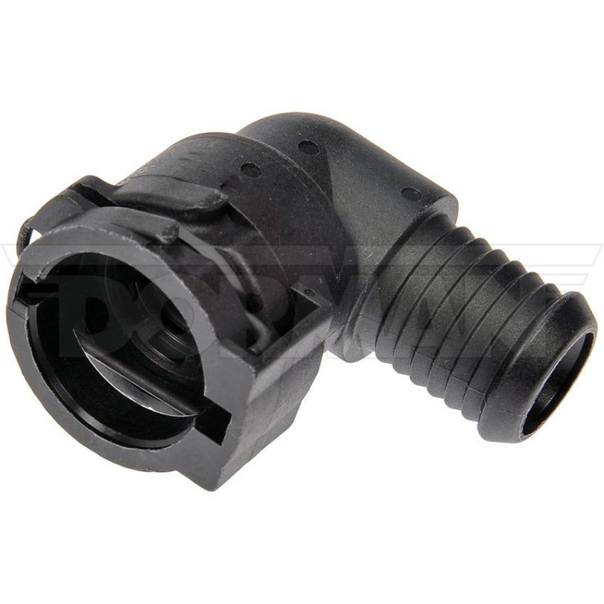 DORMAN 800-318 8 mm ID  Heater Hose Connector, Elbow 90 To 8 mm ID Barbed