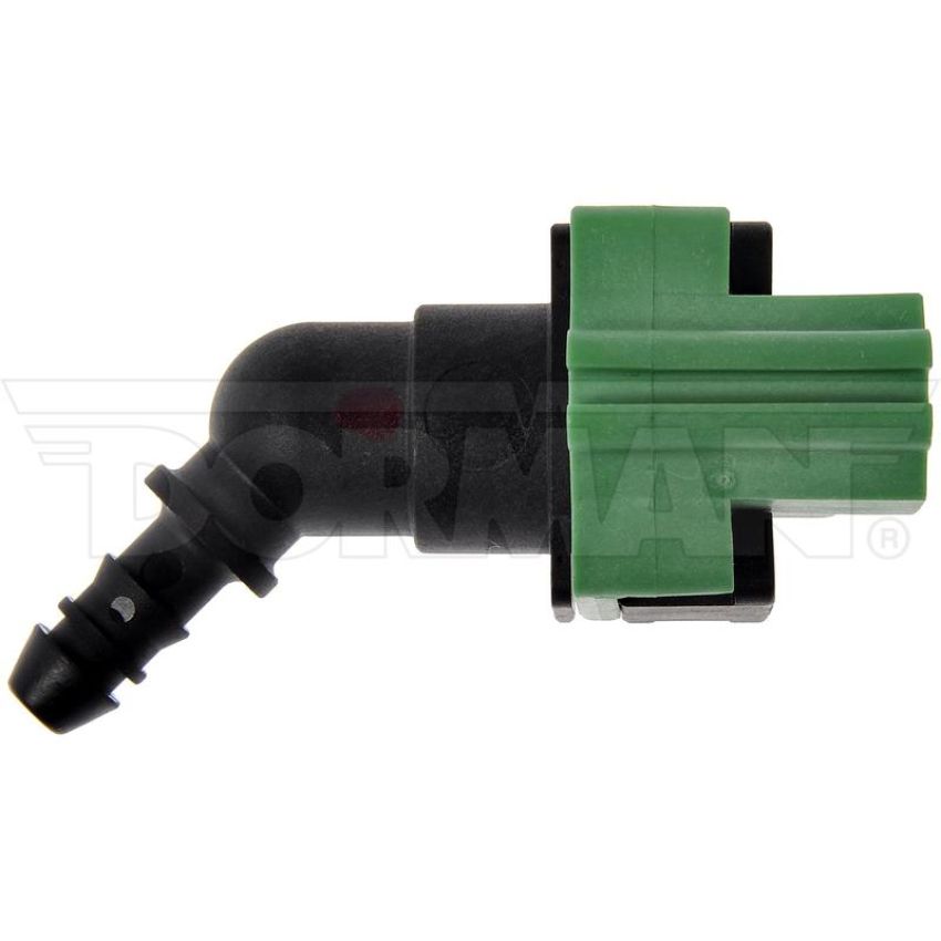DORMAN 800-380 12 mm Nylon Fuel Vapor Connector, Elbow 45 To 5/16 In. Barbed
