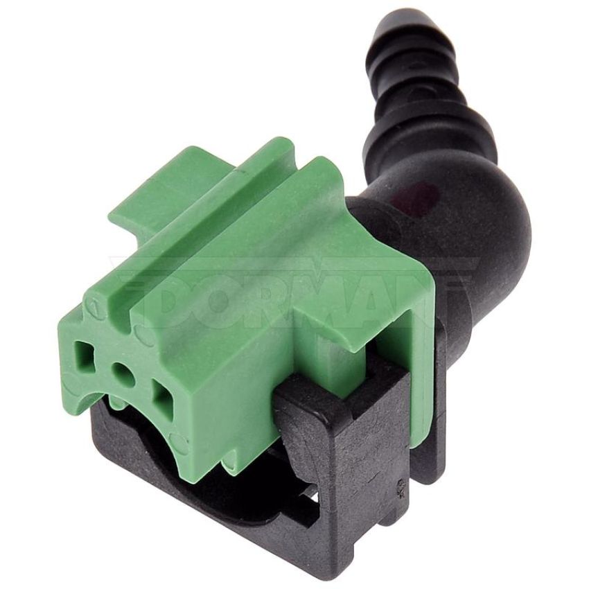DORMAN 800-380 12 mm Nylon Fuel Vapor Connector, Elbow 45 To 5/16 In. Barbed