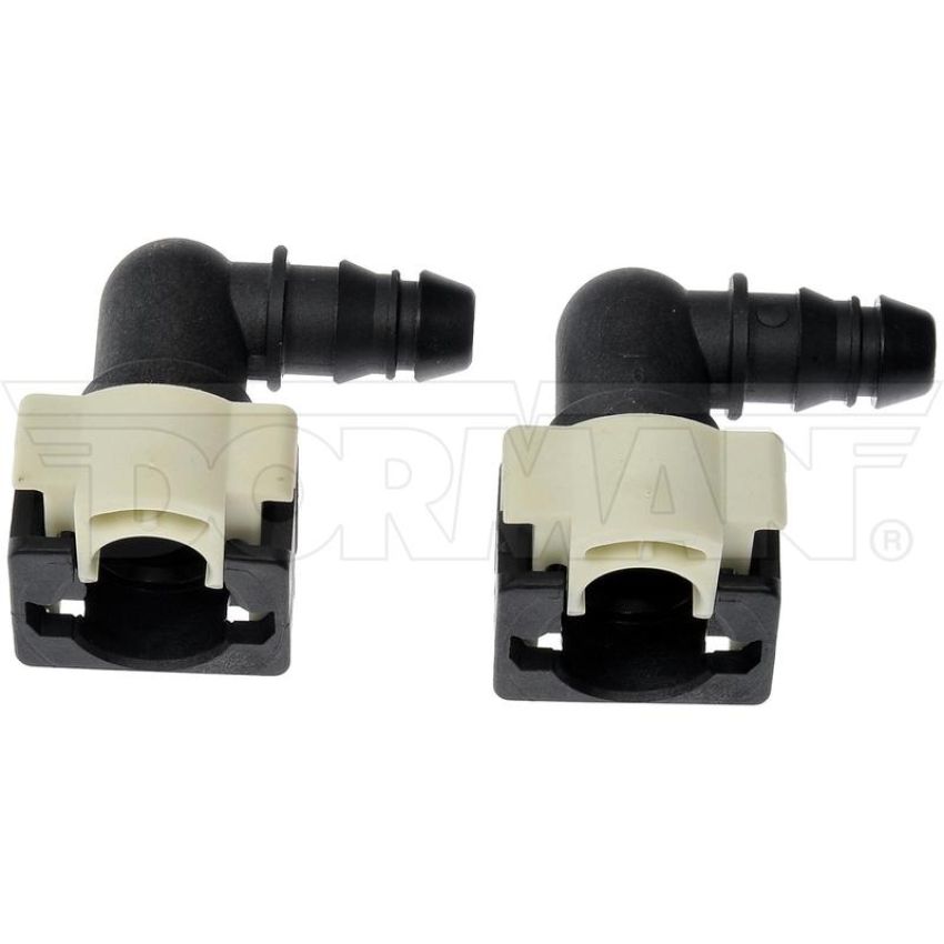 DORMAN 800-397 12 mm Nylon Fuel Vapor Connector, Elbow 90 To 12 mm Barbed