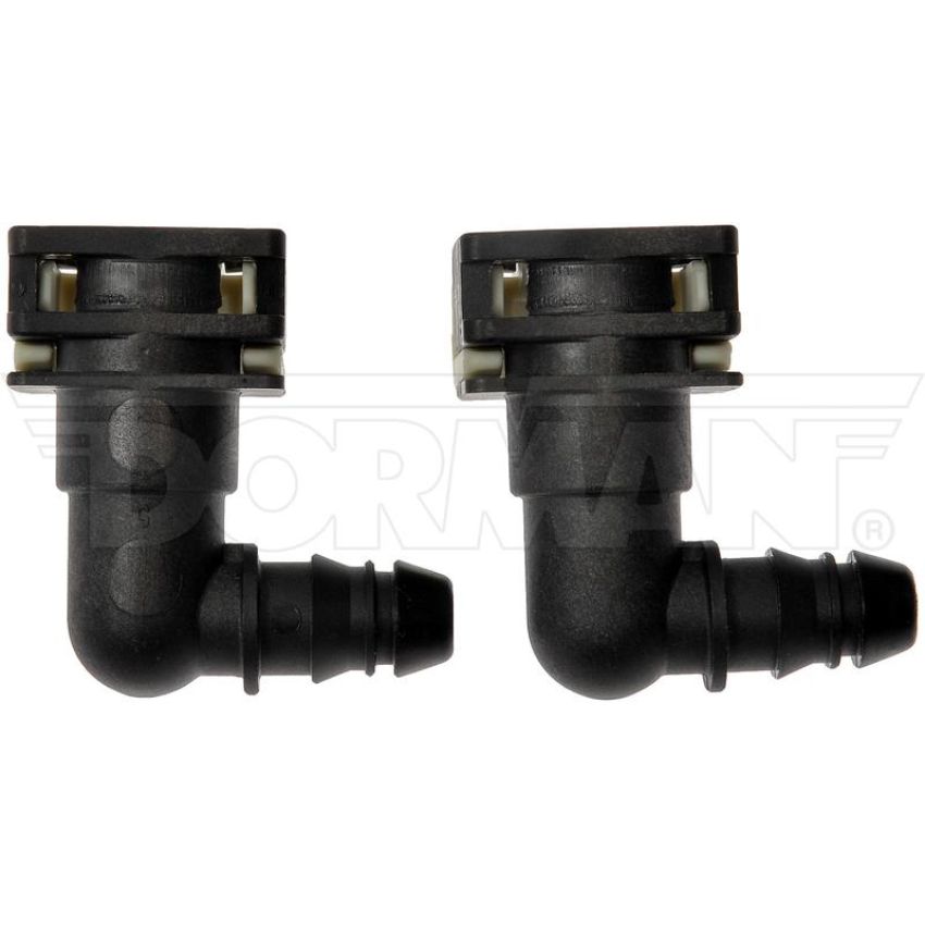DORMAN 800-397 12 mm Nylon Fuel Vapor Connector, Elbow 90 To 12 mm Barbed