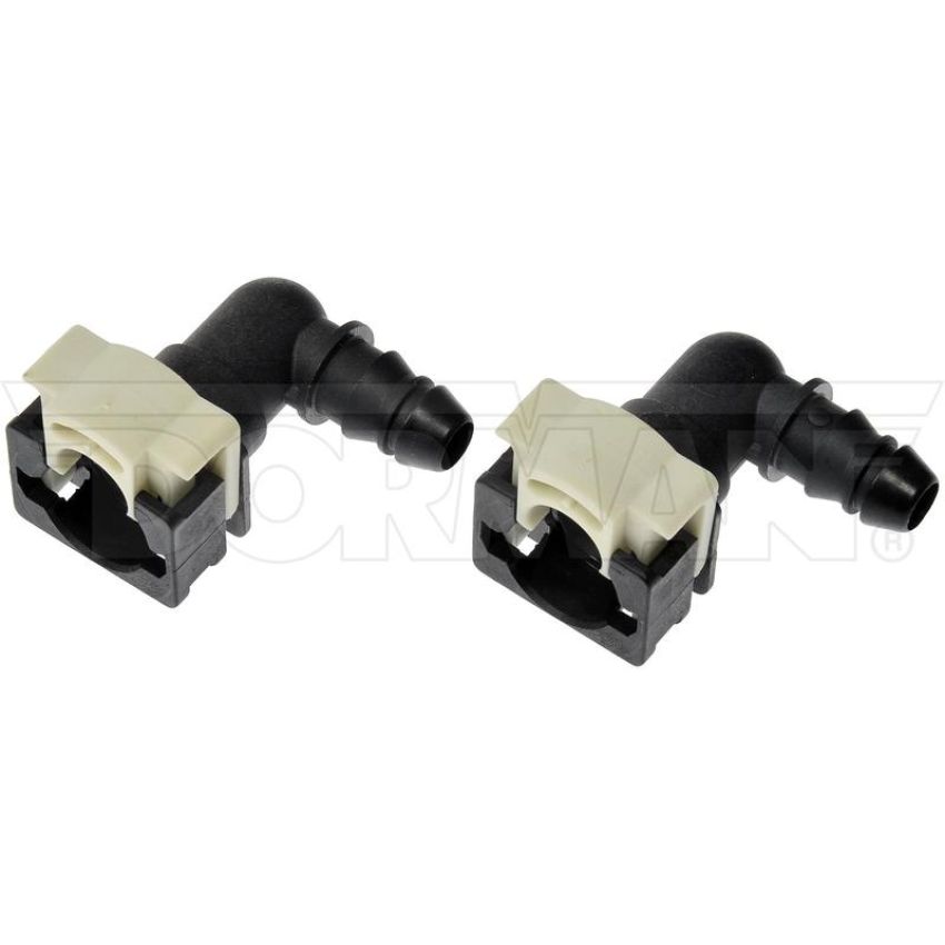 DORMAN 800-397 12 mm Nylon Fuel Vapor Connector, Elbow 90 To 12 mm Barbed
