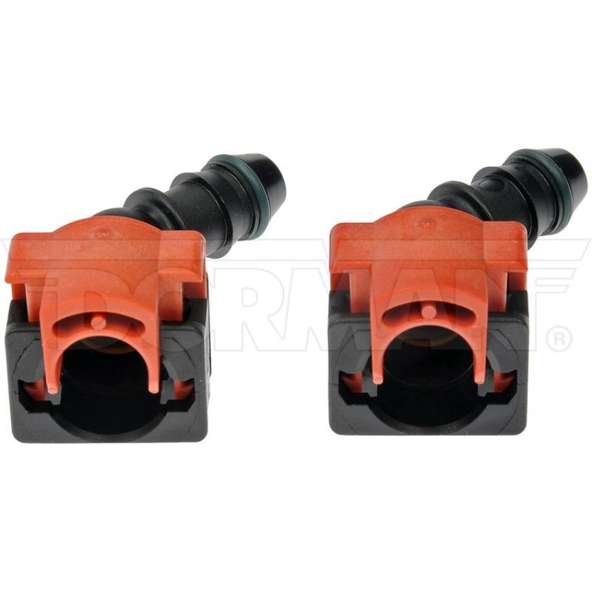 DORMAN 800-444 1/2 In. Nylon Fuel Vapor Connector, Elbow 45 To 1/2 In. Barbed
