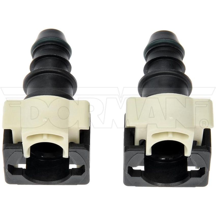 DORMAN 800-941 12 mm Fuel Line Connector, Straight To 1/2 In. Barbed