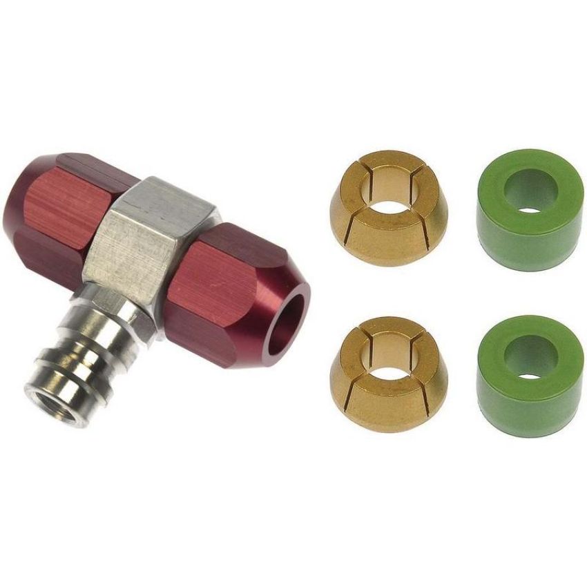 DORMAN 800-967 Service Port Tee for 3/8 High Pressure Side Line