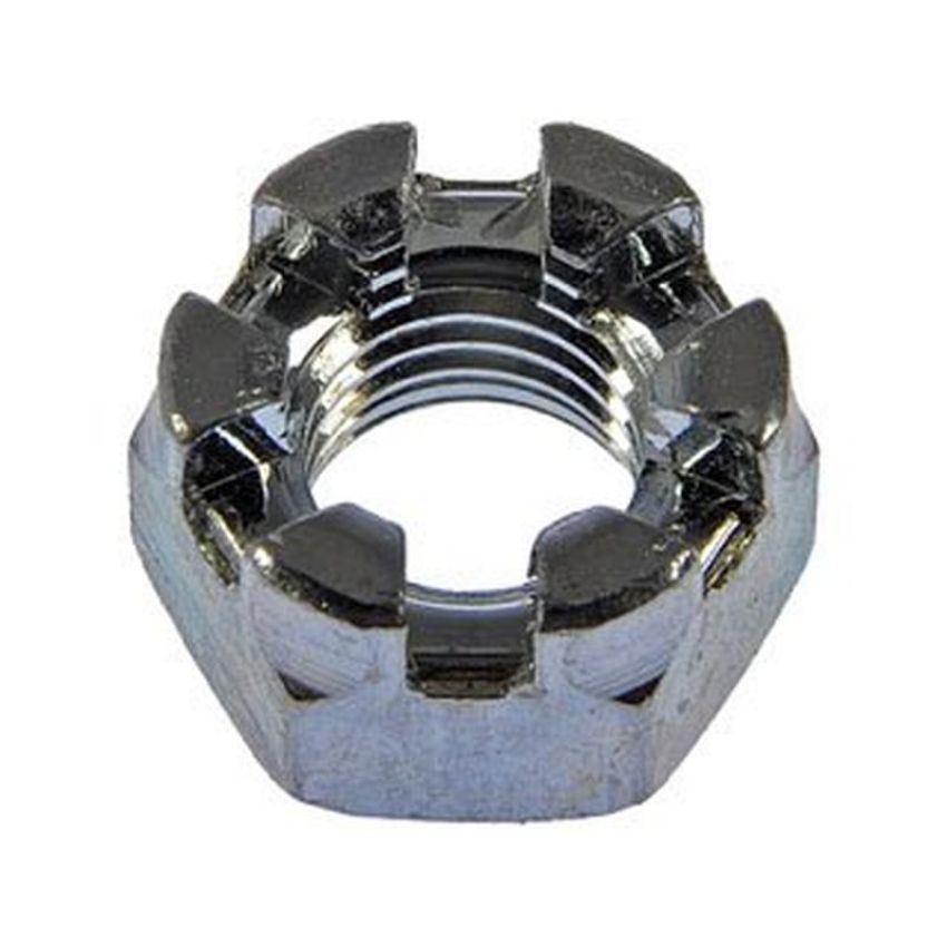 DORMAN 814-061 Hex Nut-Castellated-Thread Size 5/16-24, Height 1/2 In.