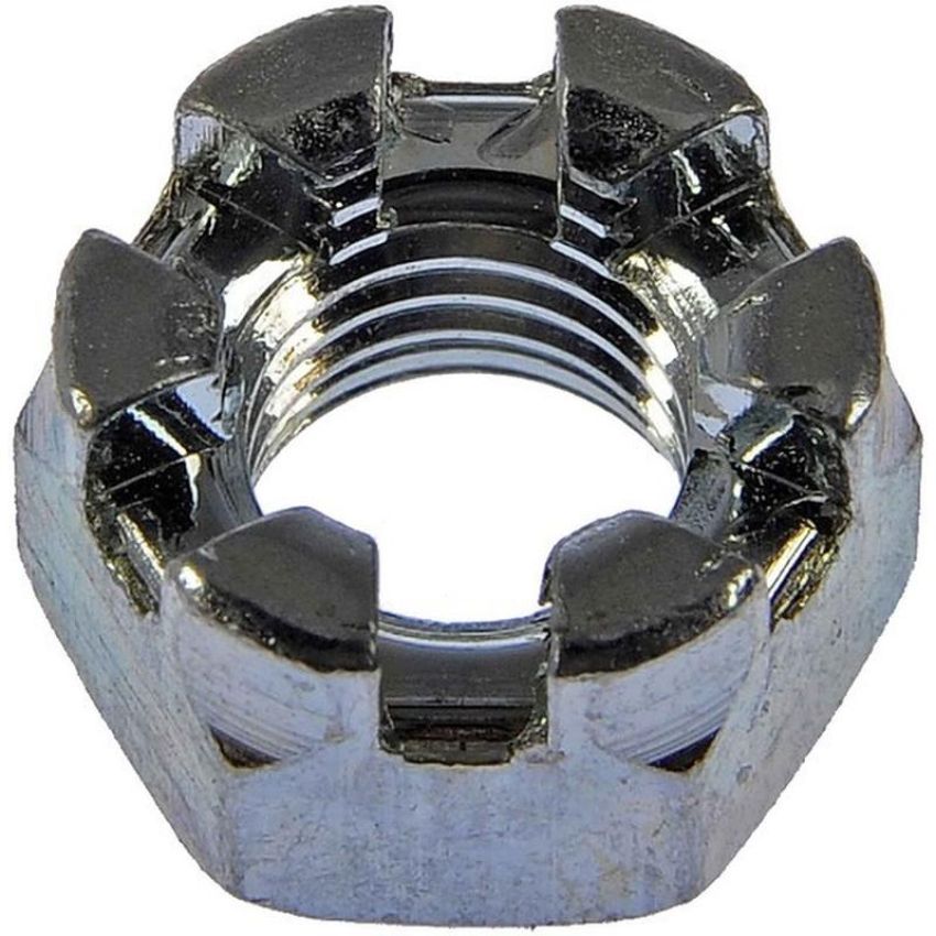 DORMAN 814-061 Hex Nut-Castellated-Thread Size 5/16-24, Height 1/2 In.