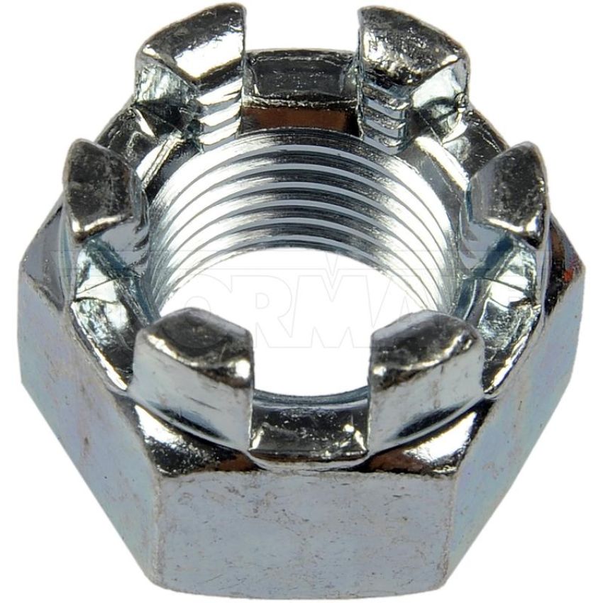 DORMAN 814-064 Hex Nut-Castellated-Thread Size 1/2-20, Height 3/4 In.