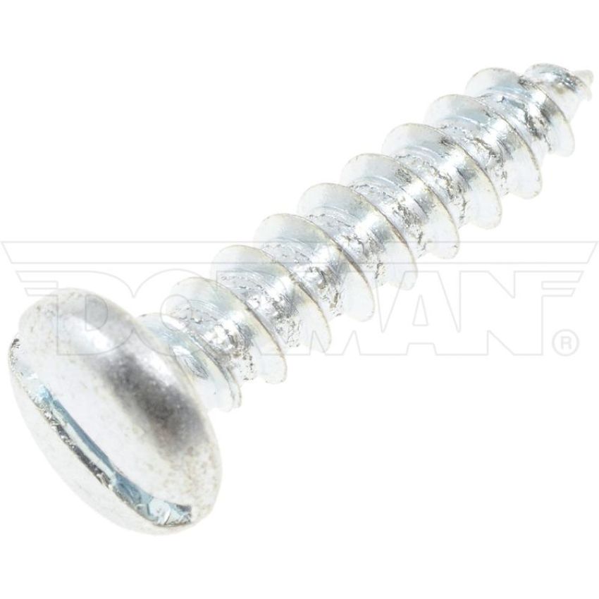 DORMAN 851-124 Sheet Metal Screw-Slotted Pan Head-No. 12 x 1 In.