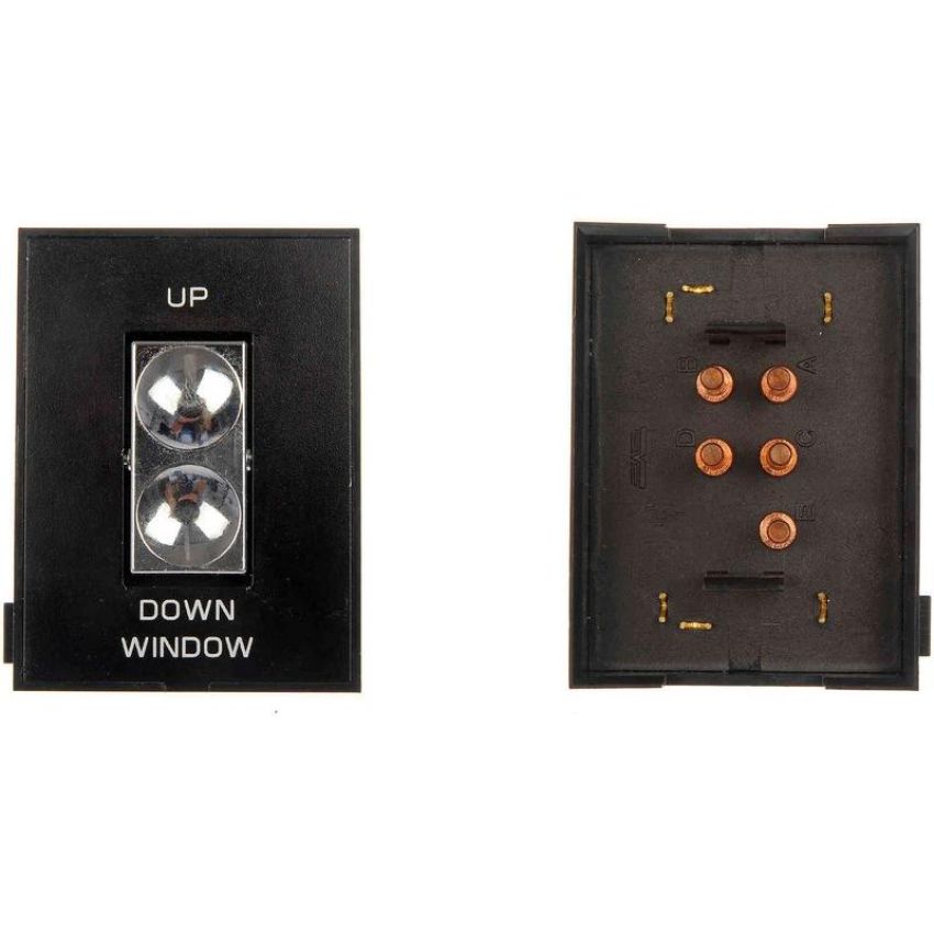 DORMAN 901-069 Power Window Switch - Front Left and Rear, 1 Button