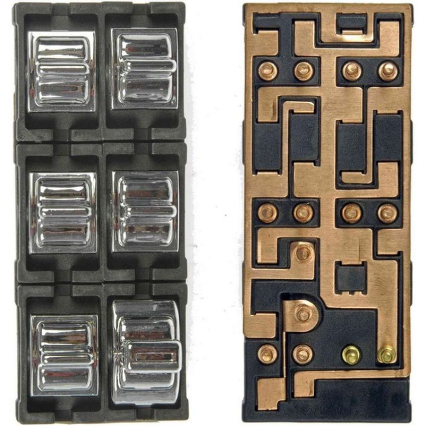 DORMAN 901-321 Power Window Switch - Front Left, 6 Button (Without Keyless Entry)