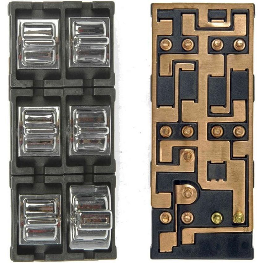 DORMAN 901-322 Power Window Switch - Front Left, 6 Button (With Keyless Entry)