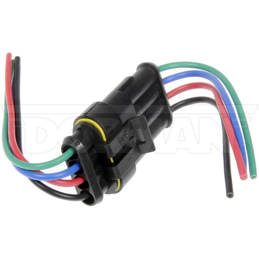 DORMAN 91443 Builders Series 4 Wire Male And Female Pigtail