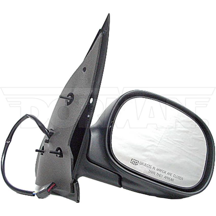 DORMAN 955-003 Side View Mirror - Right, Power, Non-Heated, No Signal, Black