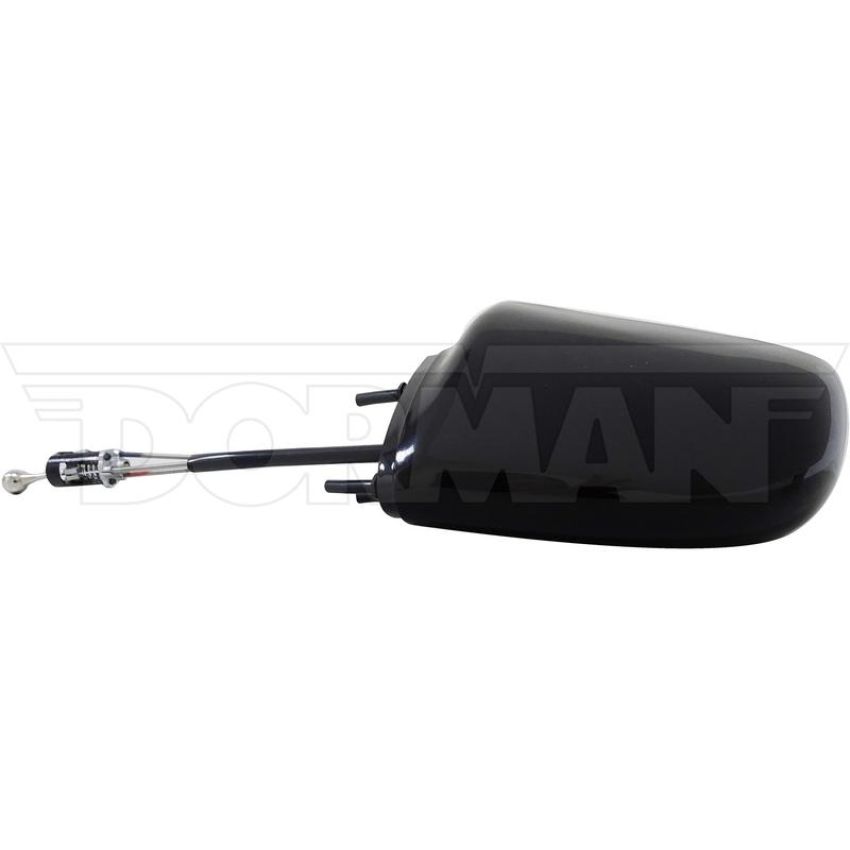 DORMAN 955-109 Side View Mirror - Left, Cable Controlled Black