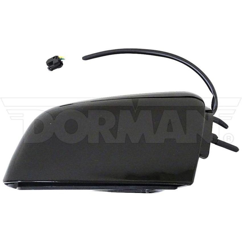 DORMAN 955-122 Side View Mirror - Left, Power Remote; Black; With 117mm 4.5 In. Base