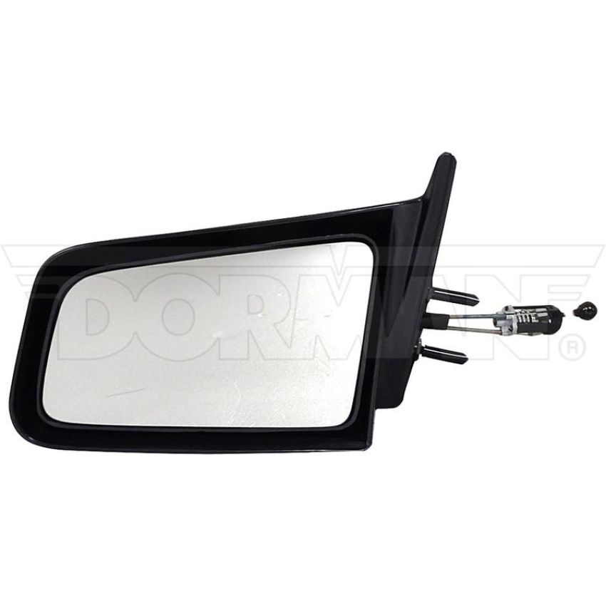 DORMAN 955-127 Side View Mirror - Left, Cable Controlled Black