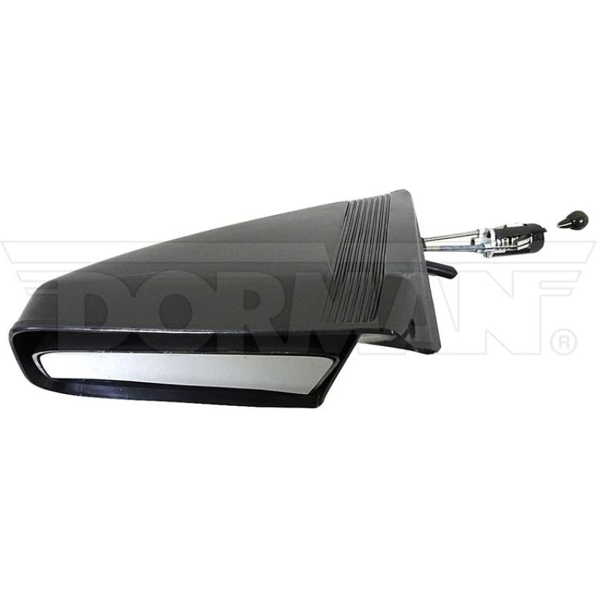 DORMAN 955-127 Side View Mirror - Left, Cable Controlled Black