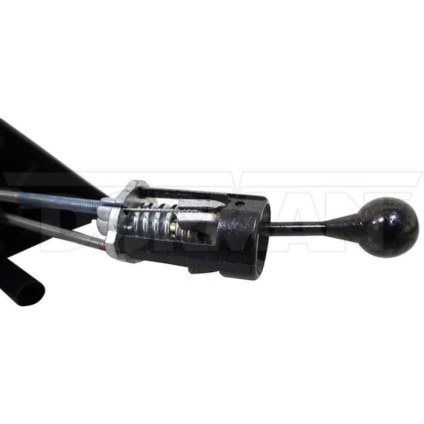 DORMAN 955-127 Side View Mirror - Left, Cable Controlled Black