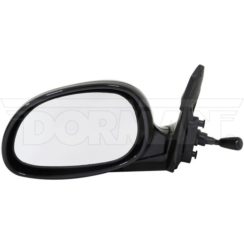 DORMAN 955-138 Side View Mirror - Left, Manual Remote Black