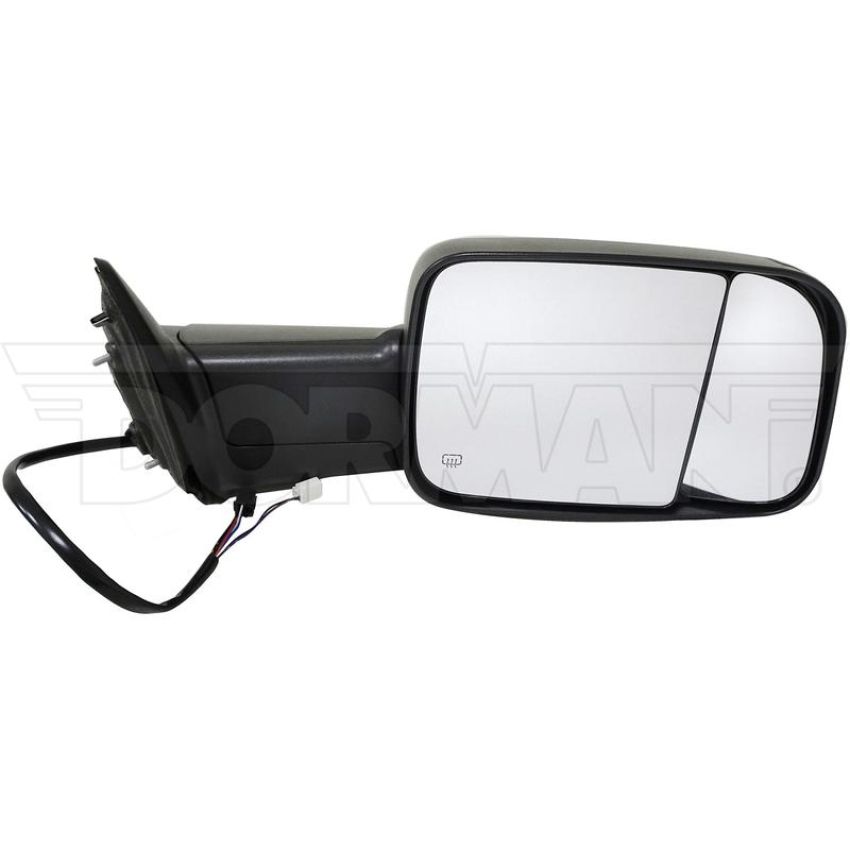DORMAN 955-1677 Power Towing Mirror Flip Up, Folding, Black