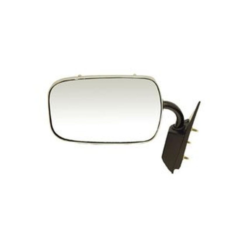 DORMAN 955-187 Side View Mirror - Left, Manual, Chrome + Black