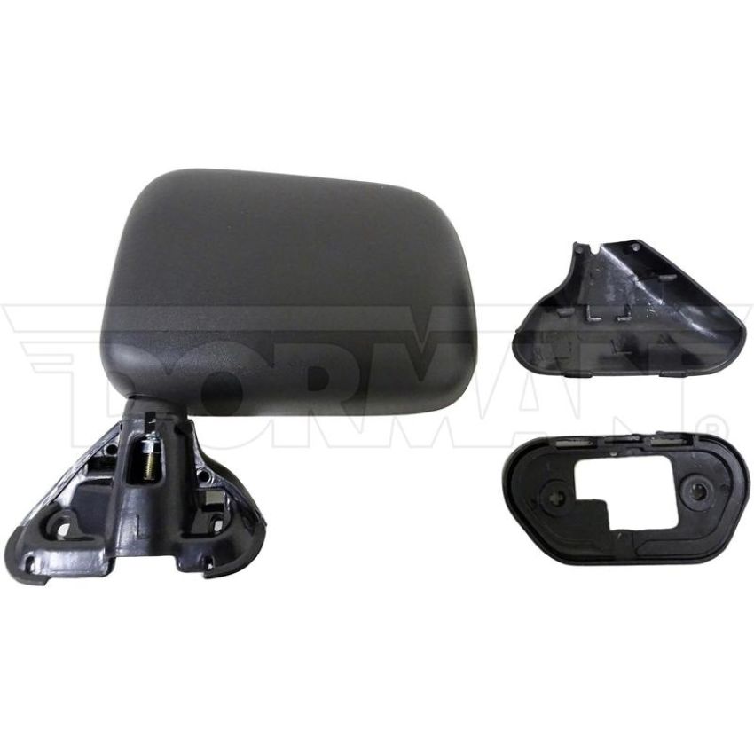 DORMAN 955-214 Side View Mirror - Left, Door Mount, Manual, Black