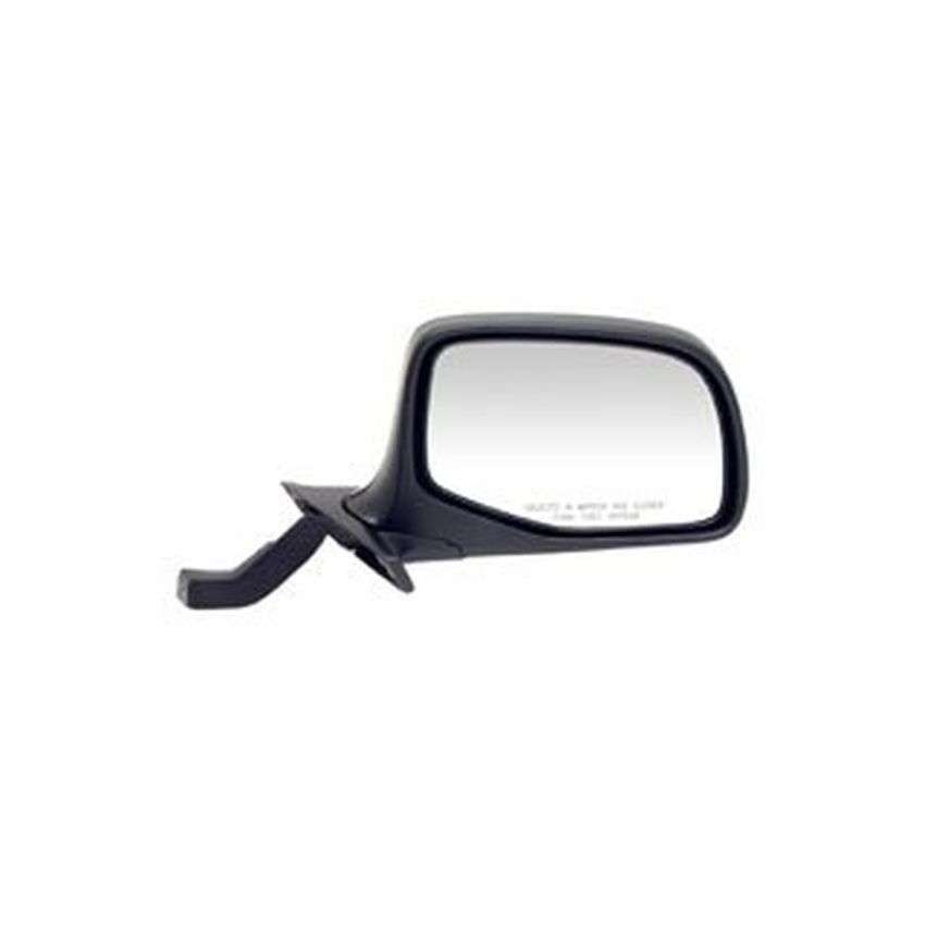 DORMAN 955-228 Side View Mirror - Right, Manual, Paddle Design, Black and Chrome