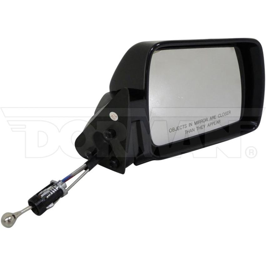 DORMAN 955-237 Side View Mirror - Right, Manual Remote, Black