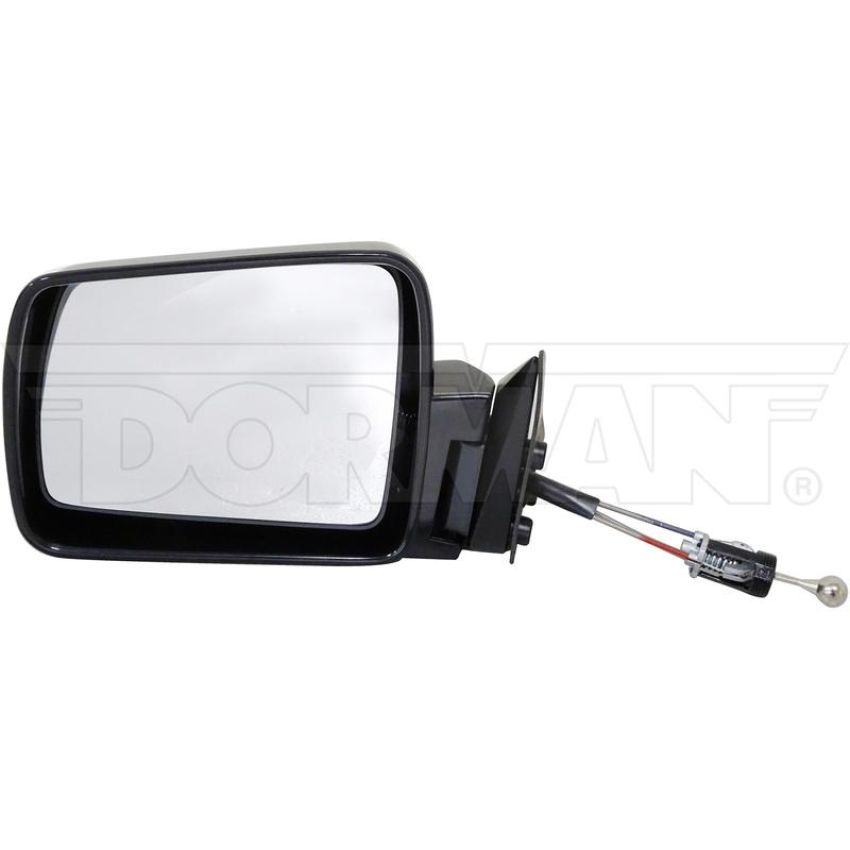 DORMAN 955-238 Side View Mirror - Left, Manual Remote, Black