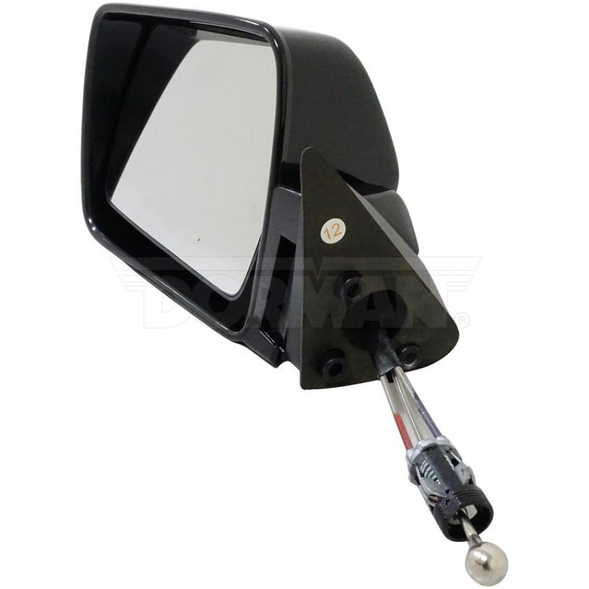DORMAN 955-238 Side View Mirror - Left, Manual Remote, Black