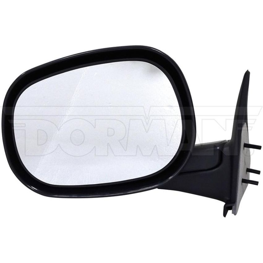 DORMAN 955-255 Side View Mirror - Left, Manual, Black, Textured