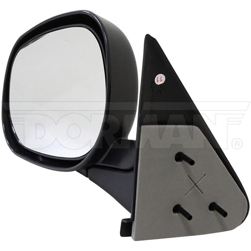 DORMAN 955-255 Side View Mirror - Left, Manual, Black, Textured