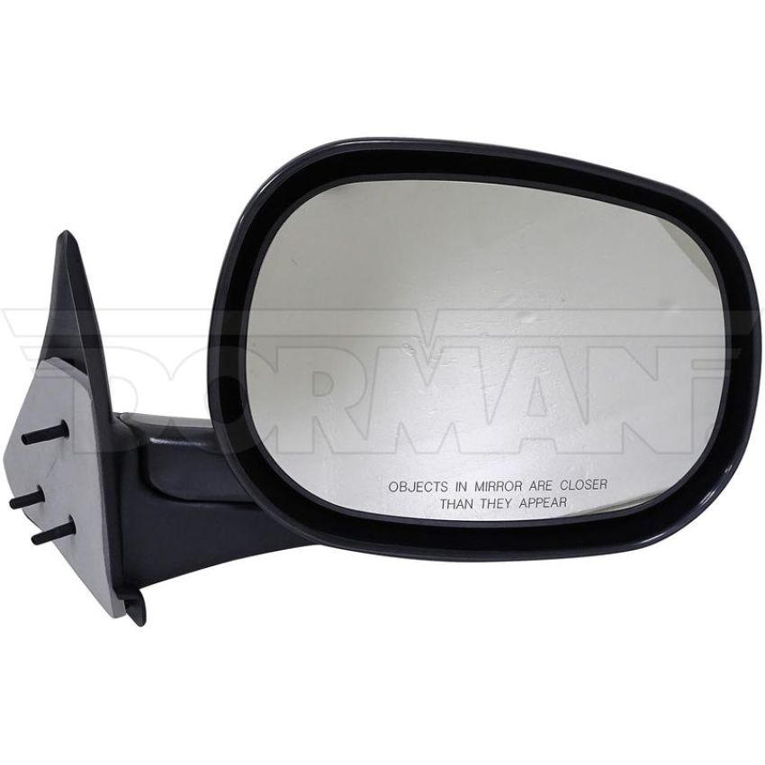 DORMAN 955-256 Side View Mirror - Right, Manual, Black, Textured