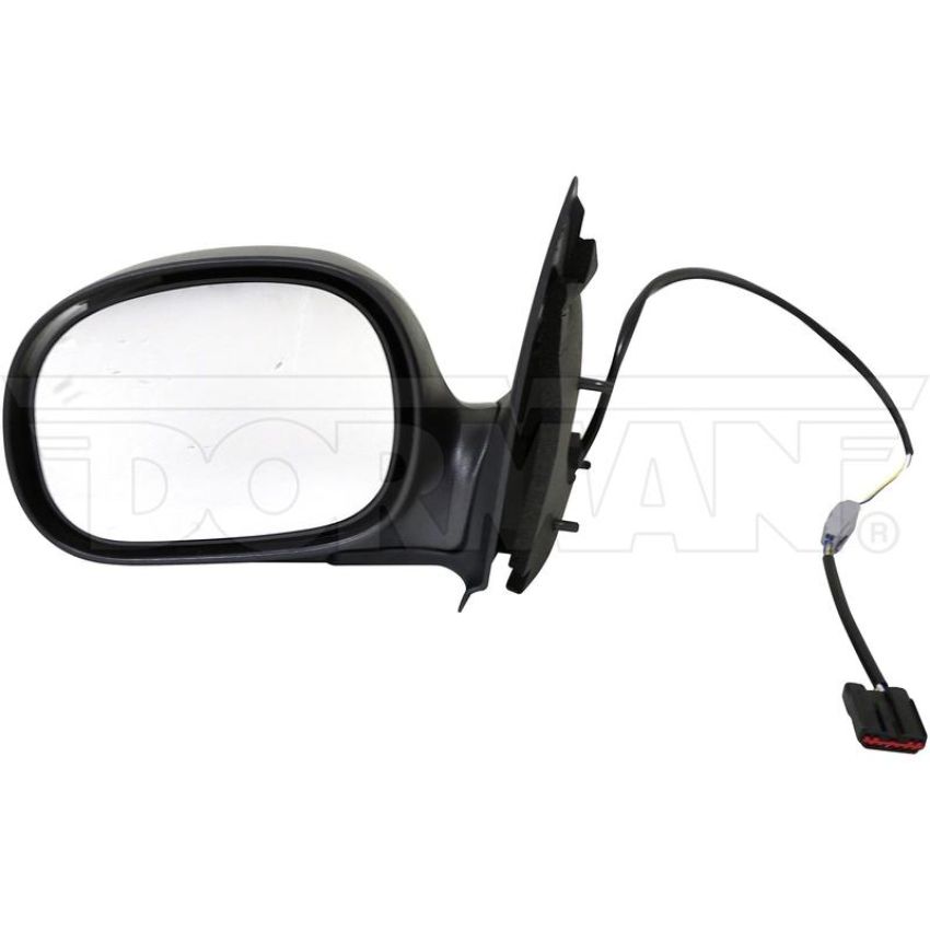DORMAN 955-345 Side View Mirror - Left, Power, Without Signal, Chrome Cover + Black Base